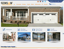 Tablet Screenshot of gensan.com.tr